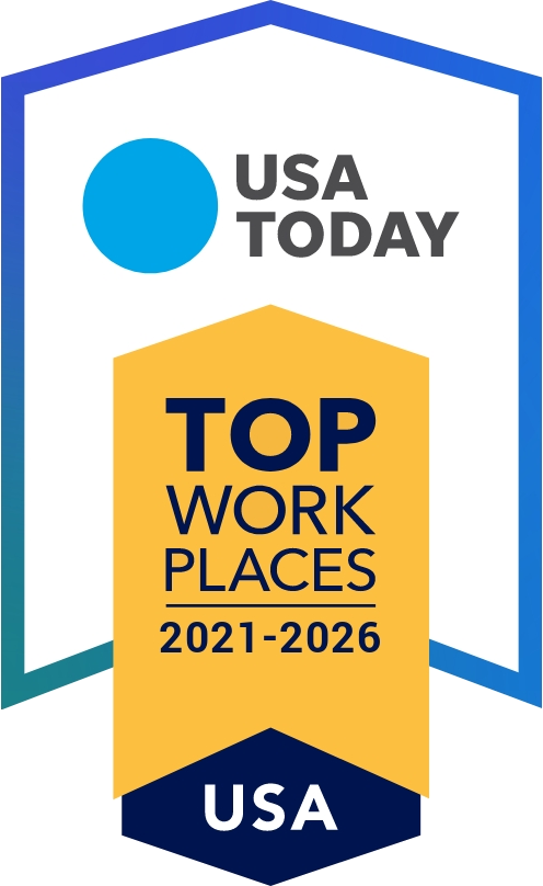 USA Top Work Place award 2021-2026